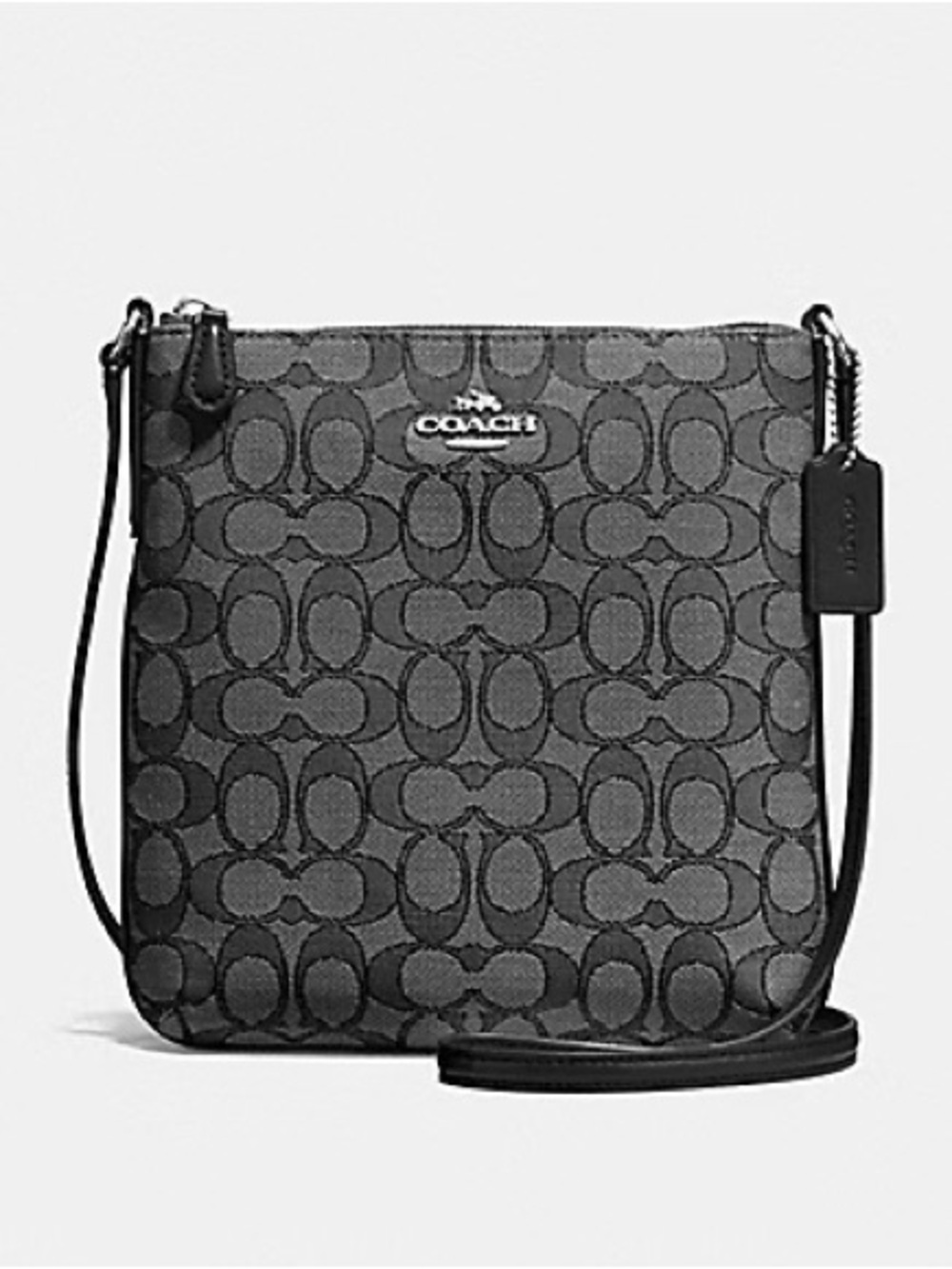 COACH Signature North/South Crossbody Bag